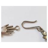 Vintage Sterling Silver Hand Link Bracelet