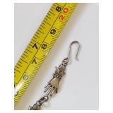 Vintage Sterling Silver Hand Link Bracelet