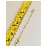 Gold-Tone Sterling Silver Diamond Necklace by Avon