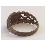 Vintage Sterling Silver Ring with Turquoise Stone