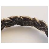 Sterling Silver Braided Ring Size 6