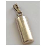 925 Silver Purple Gemstone Earrings and Flower Pendant