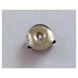 Sterling Silver Floral Stud Earrings with Stones