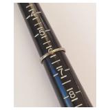 Vintage 925 Silver Ring with Black Stone and Detailed Decor