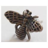 Sterling Silver Bee Earrings S925