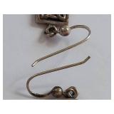 Sterling Silver Celtic Design Dangle Earrings 925