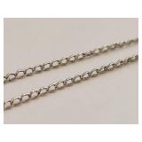 Vintage Danecraft Sterling Silver Heart Locket Necklace