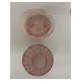 Pink Iridescent Fairy Lamp - Daisy and Button Pattern