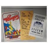 Vintage Theater Posters: Whoopee & The Dark at the Top of the Stairs