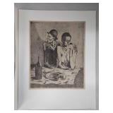 Penn Prints NY - PICASSO - Frugal Repast Etching