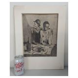 Penn Prints NY - PICASSO - Frugal Repast Etching