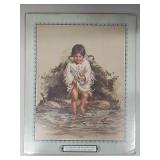 3 Vintage Art Prints Native American & Nature Illustrations