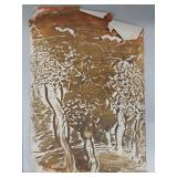 Three Artworks: Charcoal Horse Drawings R Ramstad & Bill Sucke Print