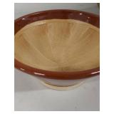 Vintage Ceramic Chinese Teapot, Bowl, and Leaf-Shaped Tray Set