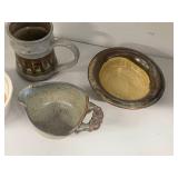 Lot of 5 Vintage Pottery Pieces including Faye Whisler