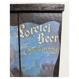 Lorelei Beer Kessler Brewing Co. Helena Mont. Vintage Wooden Sign