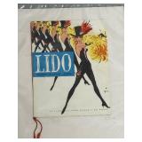 Vintage 1962 Lido Paris Cabaret Program