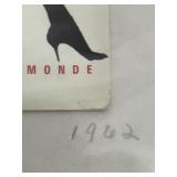 Vintage 1962 Lido Paris Cabaret Program