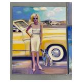 Collection of 3 Lisa Homan-Conger Original Acrylic Paintings