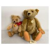 Steiff Classic Series Teddy Bear Pair with Tags and Booklet