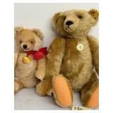 Steiff Classic Series Teddy Bear Pair with Tags and Booklet