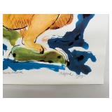 Nick Jonk Signed Artist Proof Lithograph titled Leda and the Swan, 1979