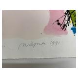 1991 Signed Limited Edition Nude Art Print by Nic Jonk