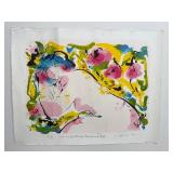 1991 Signed Limited Edition Nude Art Print by Nic Jonk