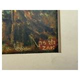 Set of 2 Bernard Zak Art Prints Judaean Mountains and Synagogue