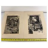 Set of 2 Antique Harper