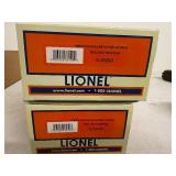 Lot of 3 Model Train Cars: 2 Lionel Westinghouse Boxcars in Box, 1 Spectrum On30 Christmas Boxcar