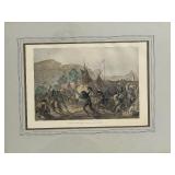 Framed Historical Print of Native American Scene