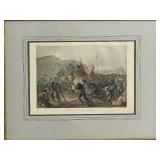 Framed Historical Print of Native American Scene