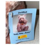 Steiff Teddy Baby Rosey Limited Edition 1999 with Certificate