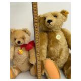Steiff Classic Series Teddy Bear Pair with Tags and Booklet