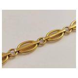 14K Gold Bracelet 12.99g 7 Inches Long Elegant Jewelry Piece