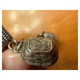 Sterling Silver Brown Country Baskets Charms