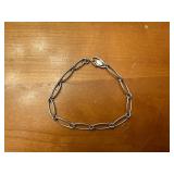 Sterling Silver Oval Link Bracelet - 8 Inches Long