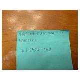 Sterling Silver Oval Link Bracelet - 8 Inches Long