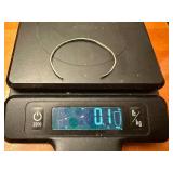 Sterling Silver Cuff Bracelet - Engraved Leaf Border - Open Gap