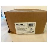 SSS. 2x 6 liter Bags Cold Brew French Vanilla Coffee