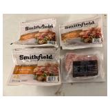 L. 4x 16oz Smithfield Thinly Sliced Honey Ham