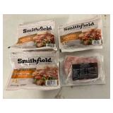 L. 4x 16oz Smithfield Thinly Sliced Honey Ham