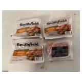 L. 4x 16oz Smithfield Thinly Sliced Honey Ham