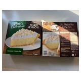 CC. 2x Marie Calllender Coconut Cream Pies