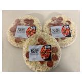 G. 3x 1.87lbs Rising Crust Pepperoni Pizza