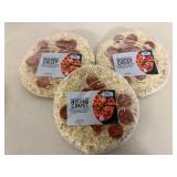 G. 3x 1.87lbs Rising Crust Pepperoni Pizza