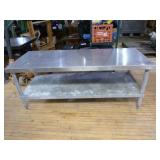 Stainless Steel Table with Bottom Shelf