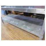 Stainless Steel Table with Bottom Shelf
