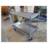 Stainless Steel Utility Cart on Casters